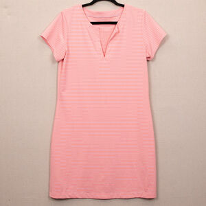 Vineyard Vines pink stripe tunic shift dress-S